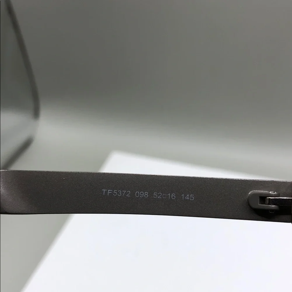 Tom Ford TF 5372 Eyeglasses 5372 098 Frame WIDE FIT 52-16-145 Olive Havana - Picture 10 of 12